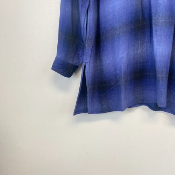 J. Jill Blue Plaid Tunic - Picture 5 of 9